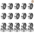 thumbnail image 1 of Ball Bearing, 20Pcs 625rs Deep Groove Bearing, 16 x 5 x 5 mm Carbon Steel Ball Bearing, Double Rubber Sealed, 1 of 5