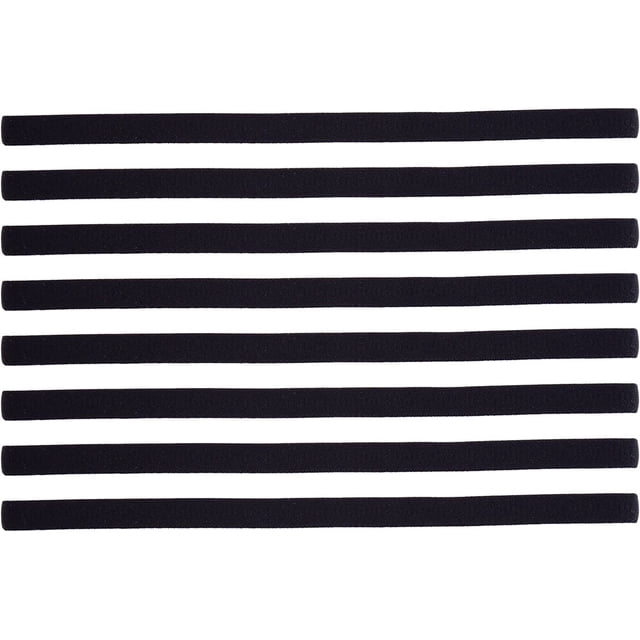 8 piezas de diademas deportivas finas elásticas antideslizantes para la cabeza, diadema para correr, fútbol, hacer yoga y otros ejercicios (negro) JFHHH pequeña