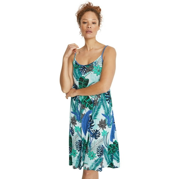 ellos Women's Plus Size Knit Tank Dress