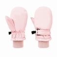 thumbnail image 3 of NAISIBABY Boys Girls Ski Mittens, Waterpoof Stretchy Cuff Thermal Kids Winter Outdoor Snow Gloves Pink 6Months, 3 of 3