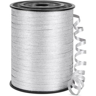 Black Curling Ribbon - 1/5 Inch Wide X 500 Yards, Gift Wrapping, Balloon String, Party Decoration