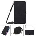 thumbnail image 1 of Jiahe Cover Case for iPhone 14 Pro, Wallet Case with Card Holder, Adjustable Crossbody Lanyard PU Leather Kickstand Card Slots Magnetic Flip Cover Case 6.1 Inch, Black, 1 of 9