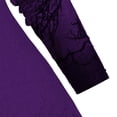 thumbnail image 4 of CEHVOM Femmes Halloween Tree Print Col Convertible Asymétrique Manteaux en Tricot Tops, 4 of 6