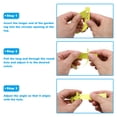 thumbnail image 3 of Uxcell 50 Pcs Plastic Plant Tags, Wrap Around Plant Labels Adjustable Nursery Garden Tags with Pen for Plant Blue, 3 of 6