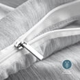 thumbnail image 5 of Bare Home Luxury Duvet Cover and Sham Set - Premium 1800 Collection - Ultra-Soft - Twin/Twin-XL, Heather Pewter, 2-Pieces, 5 of 7
