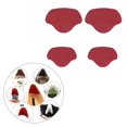 thumbnail image 1 of fastboy Semelles de Talon pour Réparation de Talon pour Hommes & Femmes Talons Hauts Rouge Vin, 1 of 9