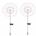 thumbnail image 2 of THOPBPRK 200 LED Solar Firework Lights Red White Blue Starburst String Lights for Outdoor Garden Patio Yard Decor Easter Decorations Halloween Outdoor Yard Decorations, 1Pack B, 2 of 5