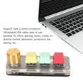 thumbnail image 4 of USB Mini 3 Key Mechanical Keypad with Customizable Knob, Programmable DIY USB C Wired Connection Keyboard for Gaming, Office Work, Music Production, 4 of 7