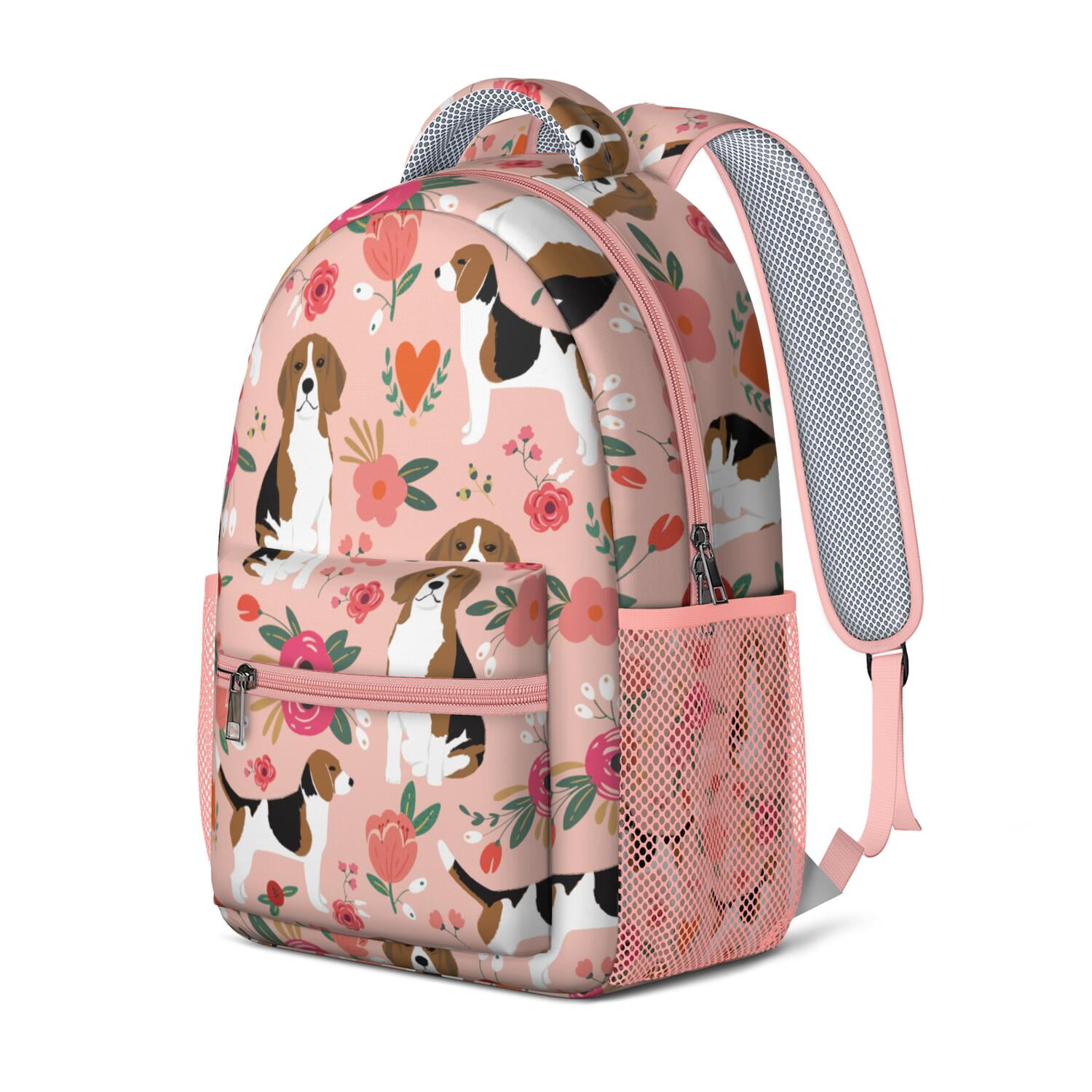 Adorable Pet-Themed Backpack - Padded Straps & Ergonomic Design for Teens