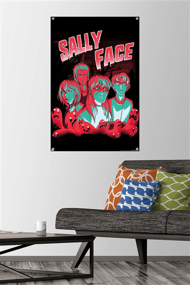 Sally Face - Shadows Wall Poster with Pushpins, 22.375" x 34"