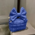 thumbnail image 5 of Pleated Bow Bag Women Handbag Shoulder Solid Color Crossbody Purse Multifunctional Portable Bag for Daily Commuting Travel, 5 of 5