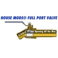thumbnail image 2 of House Mods HMP011 LF Brass 3/4" MIP Water Heater Drain/Flush Valve(Full Port, Ball Valve, 3 inch Shank, W/Garden Hose Cap and Thread Tape), 2 of 4
