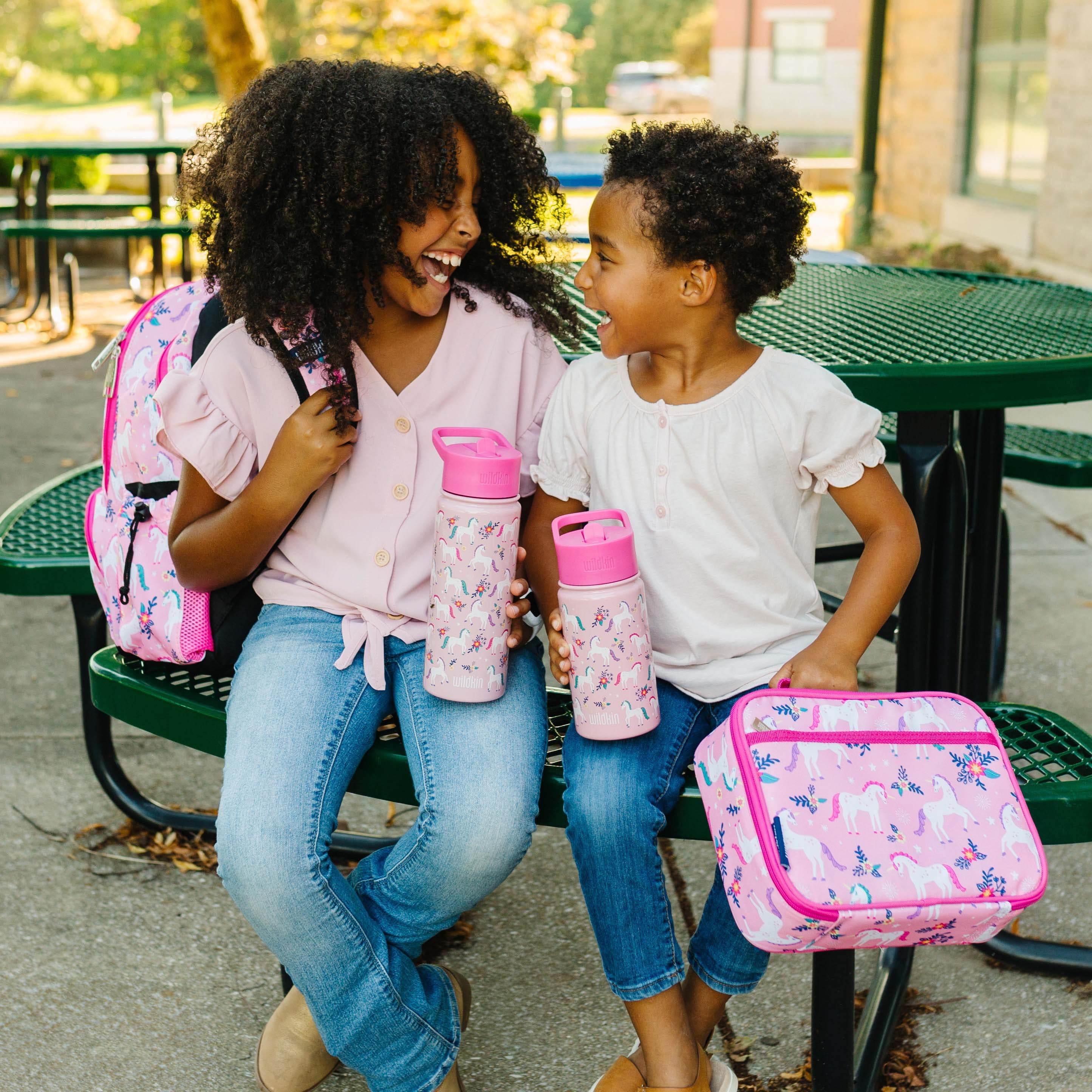 Wildkin Kids 17 Inch Backpack for Boys and Girls, Perfect for School and Travel (Magical Unicorns Pink)