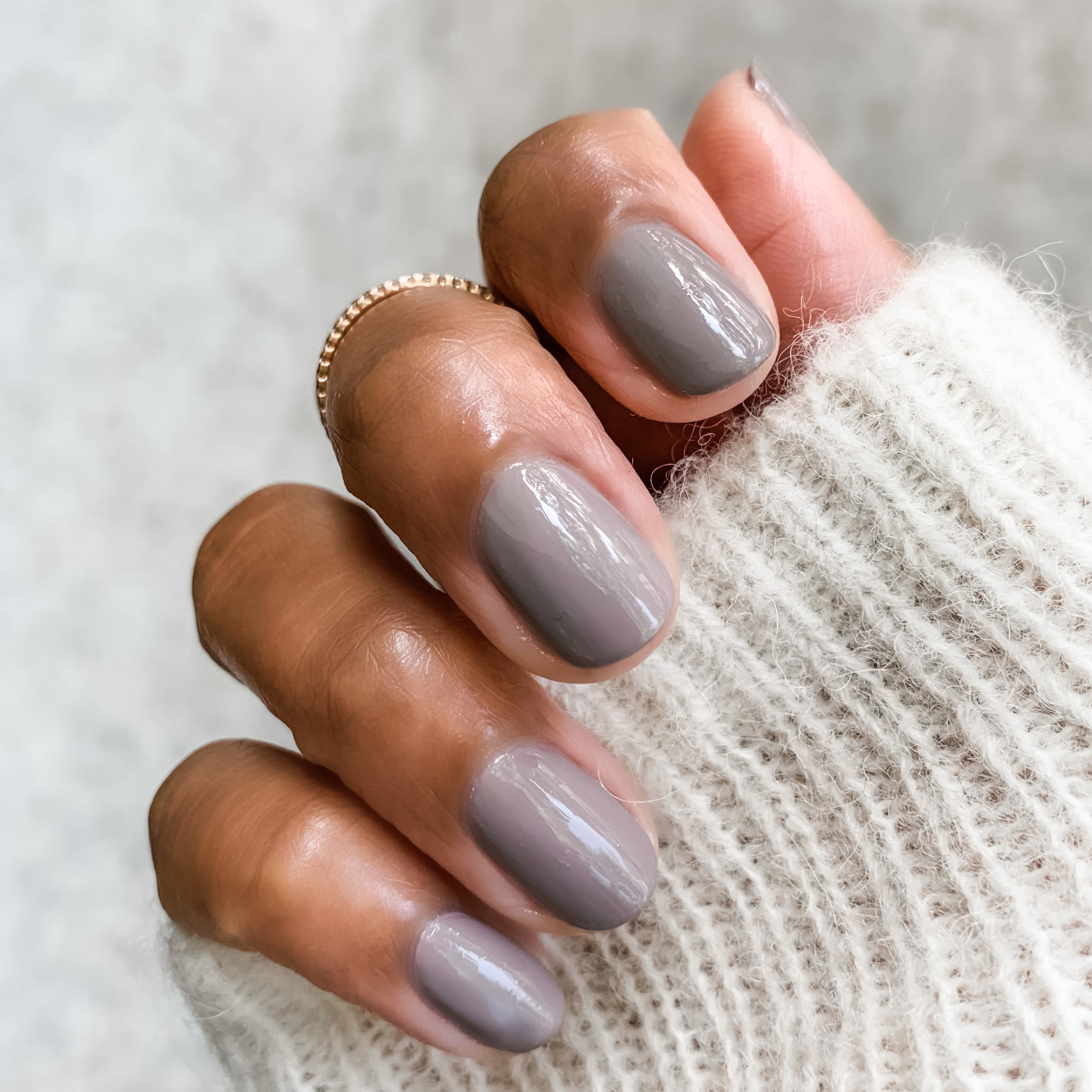 Olive & June Long Lasting Nail Polish, AW, Warm Gray, 0.46 fl oz