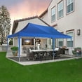 thumbnail image 6 of Hoteel 10x20 Pop up Canopy Gazebo,Outdoor Canopy Tent with 6 Removable Sidewalls,Easy up Sun Shade UV Blocking Waterproof Outdoor Tent for Backyard,Parties,Wedding,Birthday,BBQ,Light Blue, 6 of 10