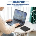 thumbnail image 4 of Universal Car USB 2.0 Portable External Ultra Speed CD-ROM DVD Player Drive Car Disc Support for Laptop PC Desktop,1 x USB 2.0 Cable 1 x DVD/CD-ROM Drive 1 x English manual,Black, 4 of 5