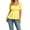 AB247 Yellow, variant on Womens Short Sleeve Solid Color T Shirts Breathable Fashion Square Neck Tops Ladies Summer Tshirts Red1 Size Xxl