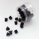 thumbnail image 1 of ShiYe toys store 50 mini pinzas para el pelo negras, ideales para diseño de peinados de niños y adultos, decoración de moños, flequillo, pinzas multifunción de agarre fuerte., 1 of 3