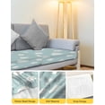thumbnail image 4 of Clouds Couch Cushion Covers Stretch, Washable Sofa Seat Covers Individual Seat Cushion Sofa Slipcovers Cartoon Blue Sky Minimalist Aesthetic Couch Cover Furniture Protector M-1PCS, 4 of 7