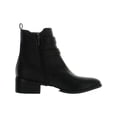 thumbnail image 2 of Kenneth Cole Reaction Womens Salt Biker Faux Leather Block Heel Ankle Boots, 2 of 3