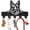 German Shepherd, variant on PETGLE Mandala Moon Phase Key Holder for Wall 11.8x5.3inch Floral Moon Wood Key Rack Hooks with 5 Alloy Hooks for Entryway Front Door Kitchen Office Decor