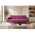 thumbnail image 1 of Sofa Cama Reclinable El Bazar Store Paris Lino Rosa Futón 3 posiciones Brazos movibles Sala, 1 of 8