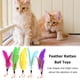 thumbnail image 2 of 5 unids/set colorido gatito gato Teaser cabeza de repuesto suministros para mascotas (02) JShteea  Libre de BPA, 2 of 9