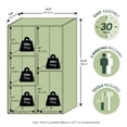 thumbnail image 4 of Furinno LUDER Book Shelf, 5-Cube Bookshelf, Reversible Bookcase, 9.4 x 19.5 x 31.5, for Living Room, Bedroom, Home Office, Darkwood, 4 of 5