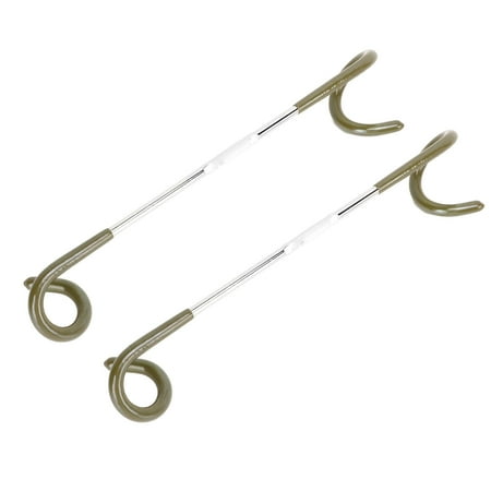 

Tent Light Hook Hanger S Shaped Double Ended Camping Light Hook Hanger 2Pcs Stainless Steel Multifunction For Camping For Backpacks For Lamps Black Sand Color OD Green