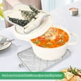 thumbnail image 3 of Yayeee Pot Holders Kitchen Heat Resistant with Pocket 7"x9.8" Cotton Oven Cooking Hot Pads, Cartoon Christmas Trees, 3 of 7