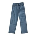 thumbnail image 7 of Women's Retro Fashion Casual Wide Leg Jeans, 7 of 7