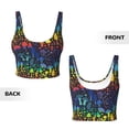 thumbnail image 5 of Lsque Magical Mushrooms and Flowers Printed Women'S Sports Bra, Compression, Moisture Wicking, High-Impact Sports Bra For Women,Supportive sports bra-X-Large, 5 of 9