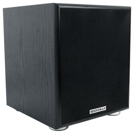 Rockville ROCK SHAKER 6.5" Inch Black 200w Powered Home Theater Subwoofer Sub