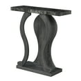 thumbnail image 2 of Convenience Concepts Newport Terry B Console Table, Faux Black Marble/Weathered Gray, 2 of 3