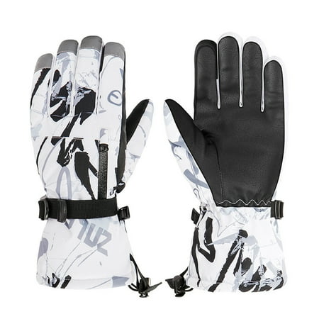 

Children Ski Gloves Male Winter Female Velvet Thickened Warm