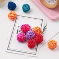 thumbnail image 4 of Balacoo 10Pcs Willow Branch Ball Rattan Balls Bird Parrot Chew Toys Bird Cage Hanging Ornament for Small Animals (Mixed Color), 4 of 4