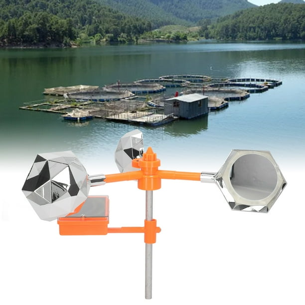 Disuasivo de Pájaro Solar, 360 de Sonido Solar de Luz Solar Repelente de Aves de Aves de Aves de Altavoces Incorporadas A Prueba de Lluvia Gran Volumen para ferrocararril