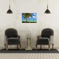 thumbnail image 5 of Hawaii Beach Canvas Wall Art Blue Ocean Palm Tree Modern Artwork Print Coconut Trees Seascape Frame Residential Hostel Room Home Office Wall Décor 12x16inch, 5 of 6