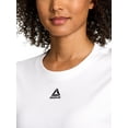 thumbnail image 4 of Reebok Women's Embroidered Essence Short Sleeve Tee, Sizes XS - XXXL, 4 of 5