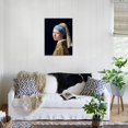thumbnail image 3 of Girl with a Pearl Earring, C.1665-6, Stretched Canvas Wall Art by Johannes Vermeer Sold by Art.Com, 3 of 5