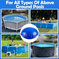 thumbnail image 4 of ZerUprin 4 Pcs Round Pool Air Pillows - 4 x 4 Ft Ice Equalizer Air Pillow for Above Ground Pools - Swimming Pool Winterizing Closing Cover Pillow with Ropes for Support P, 4 of 7