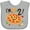 AC-Heather Grey, variant on Inktastic Im Two Pizza Birthday Party Boys or Girls Baby Bib