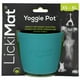 thumbnail image 1 of Dispensador de Goma LickiMat Yoggie Pot Verde Enriquecimiento para Todos los Tamaños de Perros y Ali, 1 of 6