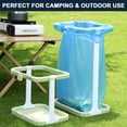 thumbnail image 3 of Portable Trash Bag Holder – Foldable & Lightweight Trash Bag Stand, Collapsible Trash Can for Camping, Outdoor, Car & Home Use – Easy Assembly, Compact Storage, Includes 15PCS Bags, 3 of 8