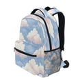 thumbnail image 3 of Blue Sky and White Clouds Stylish Large Backpack 15L Self-Standing Durable Twill for School, Office and Travel Use, 3 of 9