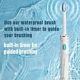 thumbnail image 3 of 2-Packs Power Sonic Electric Toothbrush, Deep Clean, Travel, Compact Head, 3 of 6