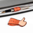 thumbnail image 5 of Thumb Up Shaped Leather Magnetic Bookmarks Page Marker Clip Thoughtful Present For Book Lover Student Teacher Reader, 5 of 5