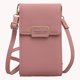 thumbnail image 2 of Bolso Celular para Bolsas Bolsos Carpinteros Pequeños Telefónicos Mujeres PU Cuero Mini Sólida Compras Viajes Y, 2 of 9