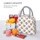 thumbnail image 5 of Fotbe Retro Squirrel Bolsa de Almuerzo con Estampado, Lonchera Aislada, Contenedor de Comida Reutilizable Tipo Cooler a Prueba de Fugas, 5 of 6