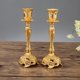 thumbnail image 2 of 2 piezas Candelabros de metal Candelabro de metal vintage para fiesta de boda Candelabro de Navidad Decoración o S, 2 of 5